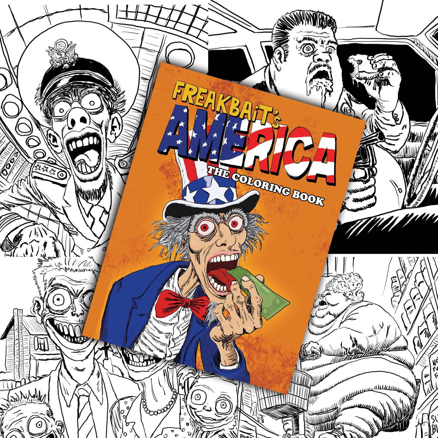 FREAKBAiT's America: The Coloring Book