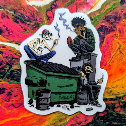 THE CREW (transparent sticker)