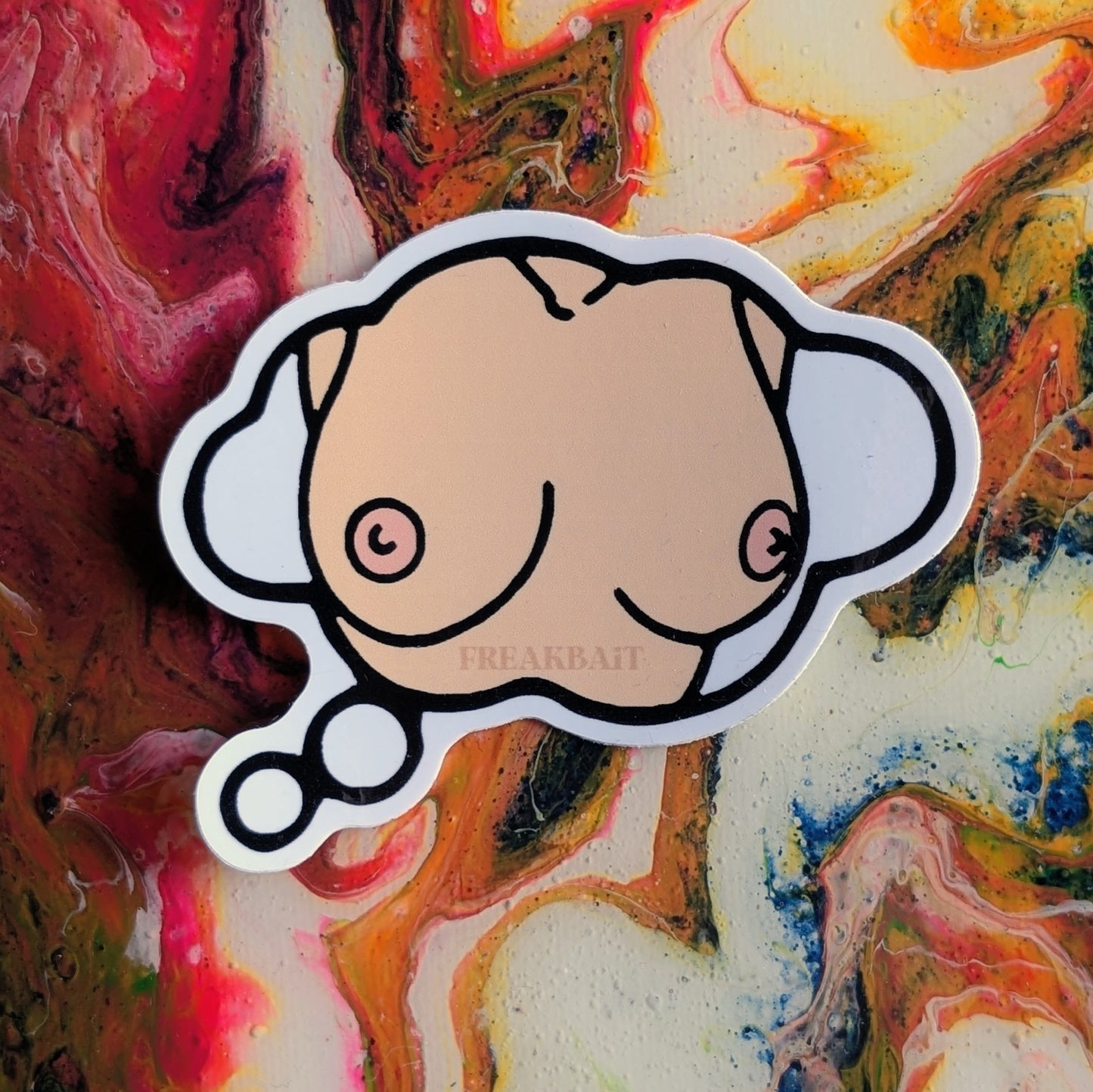 THINKIN' BOUT TITS (sticker)