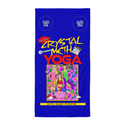 CRYSTAL METH YOGA TOWEL